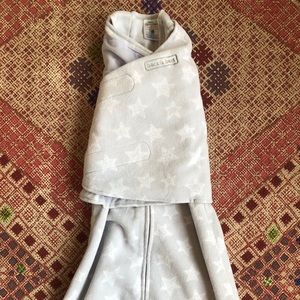 Halo fleece sleep sack in grey 3-6m